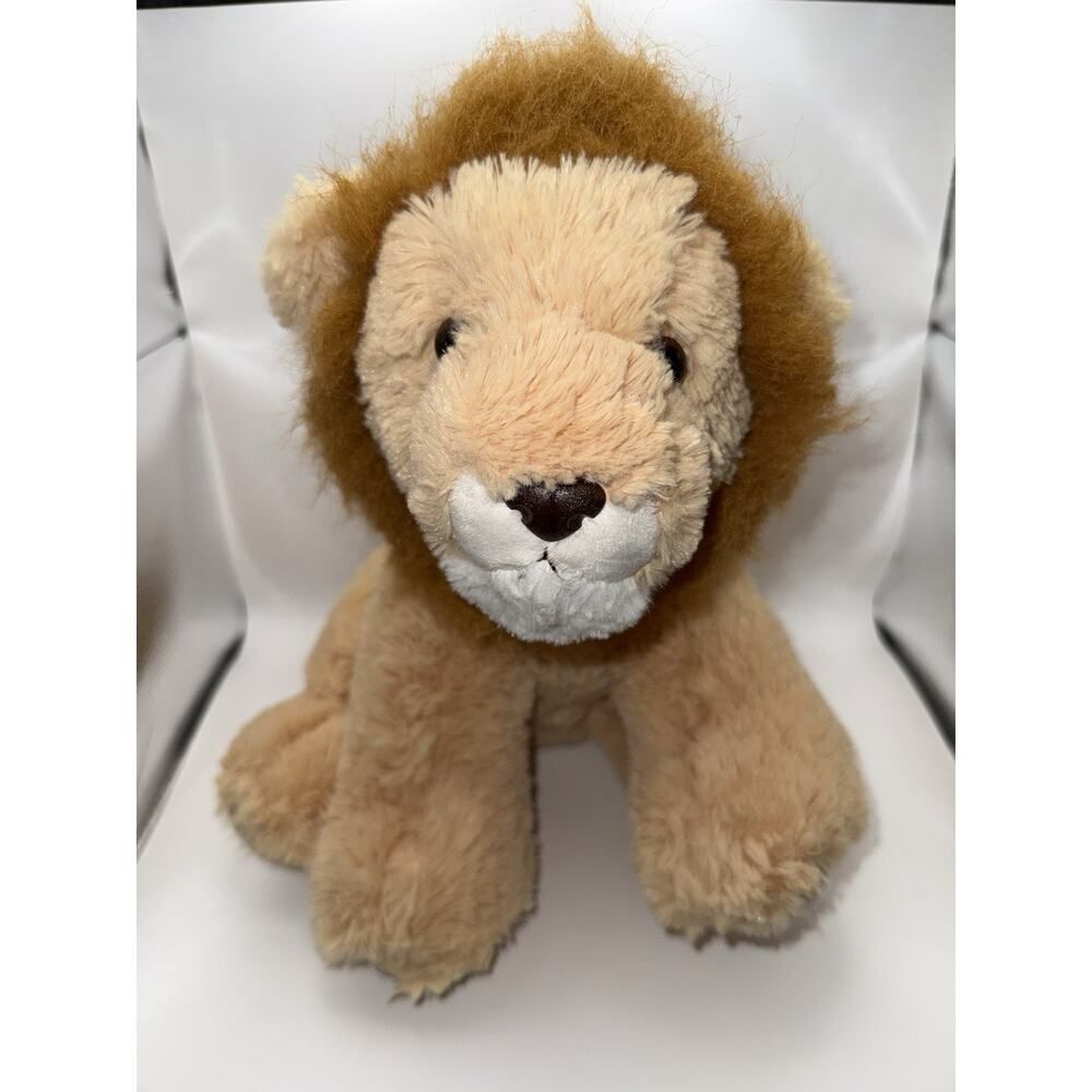 Aurora 12in Lion Plush Toy Kids Tan Excellent Shaggy Mane Stuffed Animal 2021